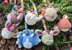 Keychain Figure Dolls Angel Cat Dog Dragon Elf Fox Giraffe Horse Koala Llama Panda Reindeer Santa Triceratops Unicorn Christmas crochet amigurumi