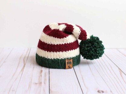 Christmas Elf Stocking Cap Hat