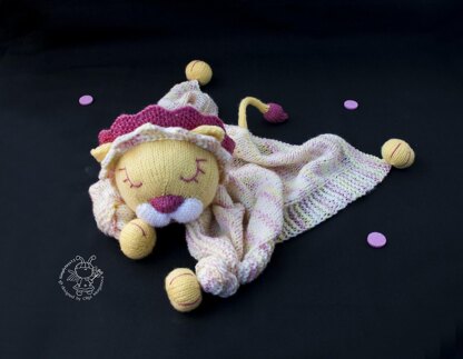 Lion Toy Baby Lace Blanket