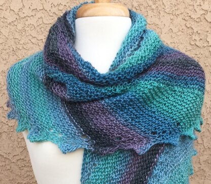 Crescent Sky Shawl