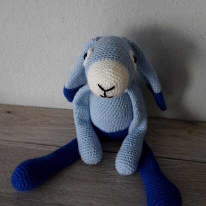 Crochet Pattern Long Legged Bunny Hector!