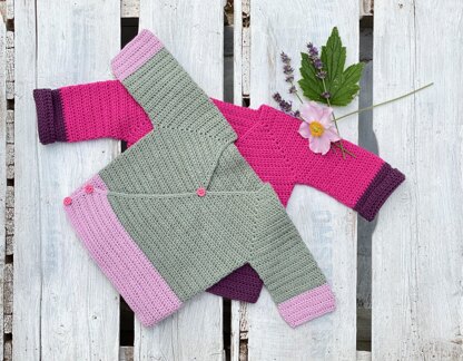 Baby wraparound cardigan