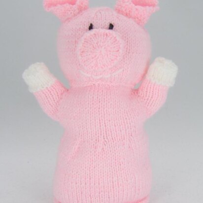 Pig Puppet - knitting pattern
