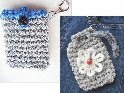 366, CROCHET CELL PHONE MOBILE PHONE CASE