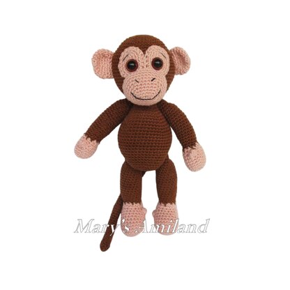 Emilio Monkey the Ami - Amigurumi Crochet Pattern