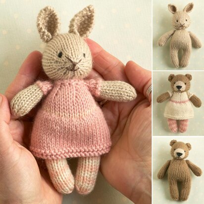 Free teddy bear hot sale knitting patterns printable