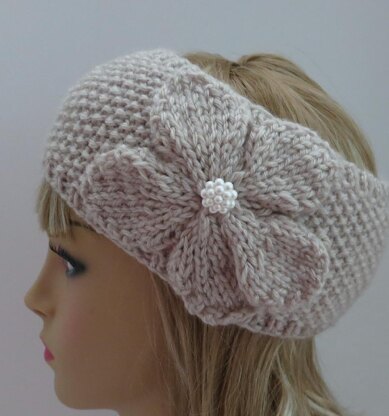 Headband Ear Warmer Classy Moss Stitch