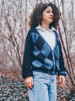 Deep Blue Cardigan