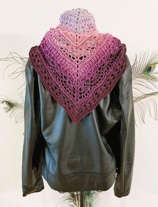 Triangular Scarf "Rhoiteia"