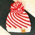 Candy Cane Baby Hat