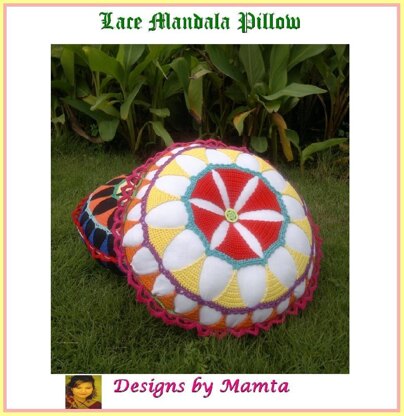 Crochet Pillow Cushion Pattern Lace Mandala