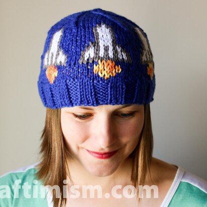 Space Shuttle Knit Hat