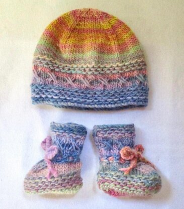 Baby Kisses Hat and Boots