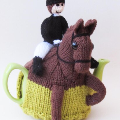 Dressage Horse and Rider Tea Cosy