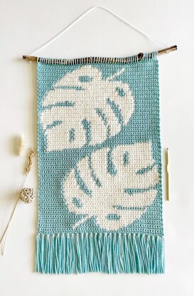 The Monstera Fields Wall Hanging