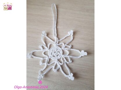 Crochet snowflake 31