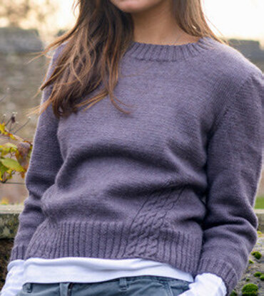 The Fibre Co. Travelling Cable Sweater PDF.
