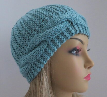 Elenna - The Hat with A Diagonal Design