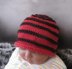 Baby Simple Stripe Roll Brim Beanie Hat