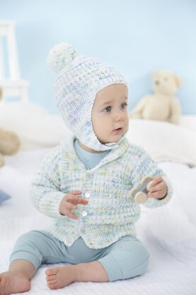 Dungarees, Jacket and Hat in King Cole Little Treasures DK - 5855 - Leaflet