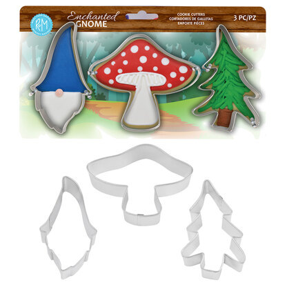 R&M Enchanted Gnome Cookie Cutters Set of 3