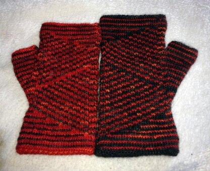 Endless Stripes Fingerless