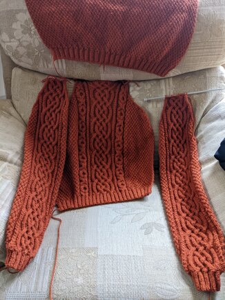 First knitted jumper #2