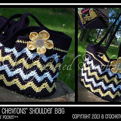 "Chasing Chevrons" Shoulder Bag / Purse