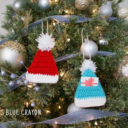 Santa Hat Gift Card Holder Ornament