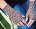 Ripple Effect Fingerless Glove Pattern