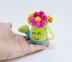 Amigurumi Mini Watering Can with Flowers