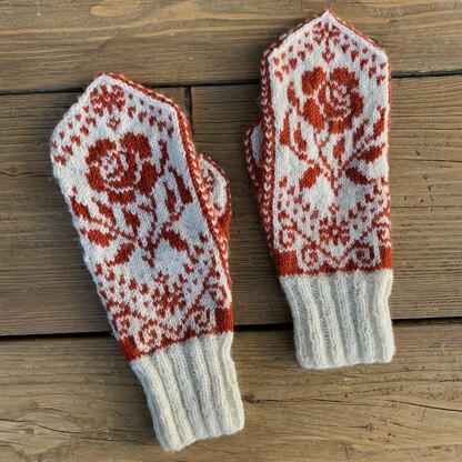 Rose Mittens