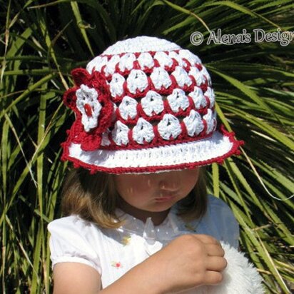 Summer Hat & Flower Clip