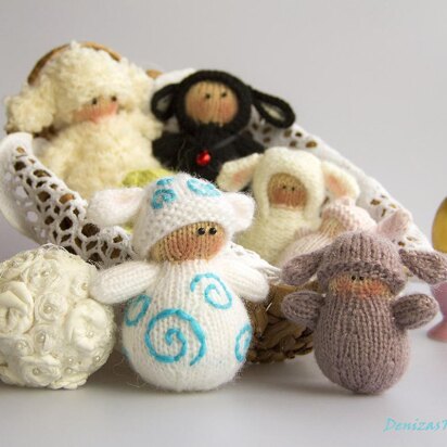 Waldorf Easter Sheep Babies