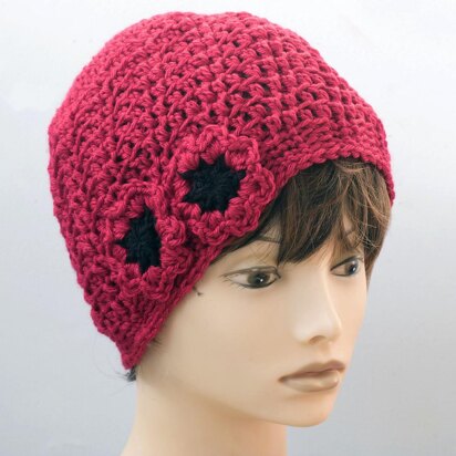 Poppy Flower Hat