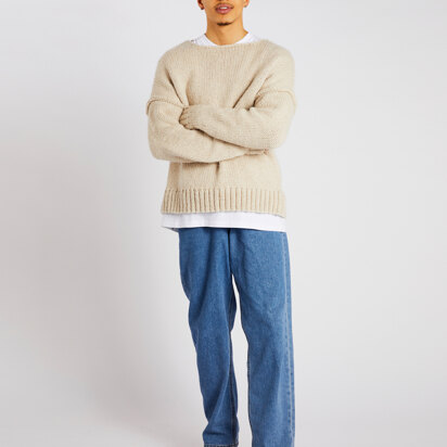 Boys Are Back Sweater in Wool and the Gang Alpachino - V141443811 - Leaflet - knitting pattern