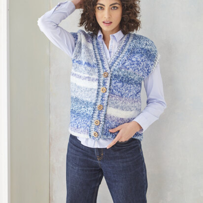 Jacket & Waistcoat in King Cole Hedgerow Chunky - P6202 - Leaflet