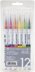ZIG Kuretake ZIG Clean Color Real Brush Markers 12/Pkg - 471044