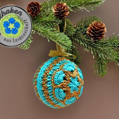 Christmas Balls Ornaments with African Flowers