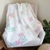 Scattered Pixels Block Stitch Blanket