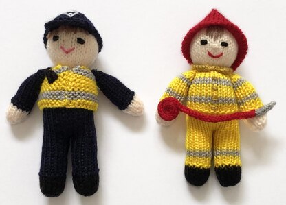 Front Line Mini Dolls knitting pattern 19068