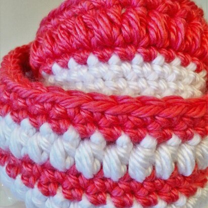 Coral Expressions Chunky Crochet Baskets