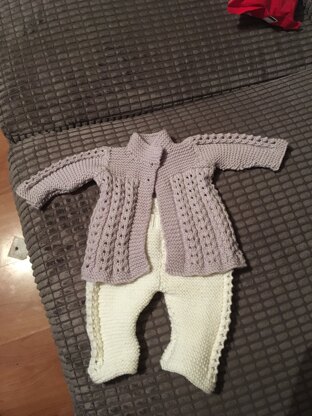 Quick knit baby set