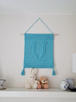 Letter V Wallhanging
