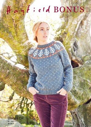 Sweater in Hayfield Bonus DK - 8290 - Downloadable PDF