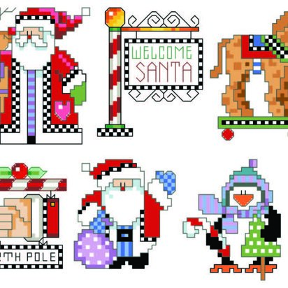 Checkered Ornaments Set 2 PDF