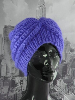 Chunky Beehive Turban Hat