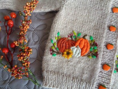 Pumpkin Cardigan