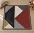 Abstract Art Blanket Patchwork Throw Black Gray Cream Toddler C2C CROCHET PATTERN