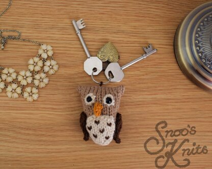 Owl Keyring Knitting Pattern Snoo's Knits